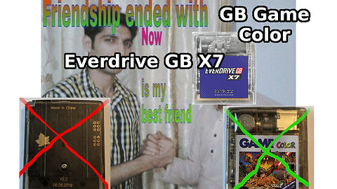 The Game Color is over, The Everdrive GB X7 is IN!