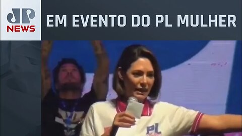 Michelle Bolsonaro ironiza caso das joias sauditas no qual é investigada