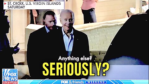 You get to ASK Joe Biden ONE QUESTION…and THIS is what you ask? 🤷‍♂️