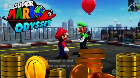 Super Mario Odyssey | Balloon World Gameplay (Earn Coins FAST!)