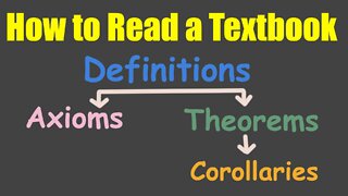 Structure of a Math Textbook