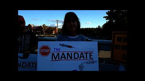 Concord, NH: Nurses Protest Mandatory Covid "Vax" September 3, 2021