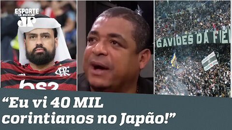 Vampeta CRITICA torcida do Flamengo: "eu vi 40 mil corintianos no Japão!"