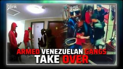 Illegal Aliens Hijacking School Buses, Armed Venezuelan Gangs Takeover Apt Complex!