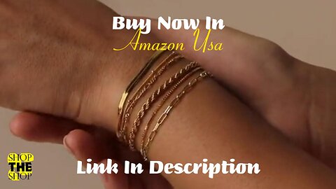 DEARMAY Gold Bracelets for Women Waterproof.