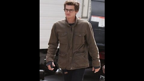 Amazing Spiderman | Andrew Garfield | Brown Leather Jacket