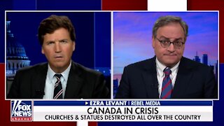 Tucker Carlson with Ezra Levant: Arsons target Aboriginal Churches in Canada