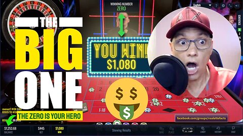 Roulette Session #8: BIG WIN! $1080