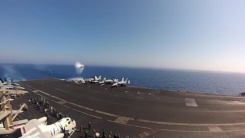 Supersonic flyby at sea 2012-ish deployment (they all blend in, idk) (external view)