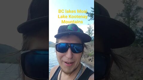 Beautiful BC Lakes Moai lake #shorts Kootenay mountains ⛰️ summer vacation