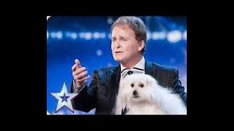 Marc Métral and his talking dog Wendy wow the judges