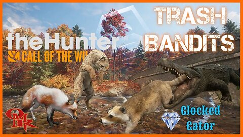 RACCOON 🎯 Challenge - Glock v Gator In A Tree - Diamond & Rare Hunting - theHunter: Call of the Wild