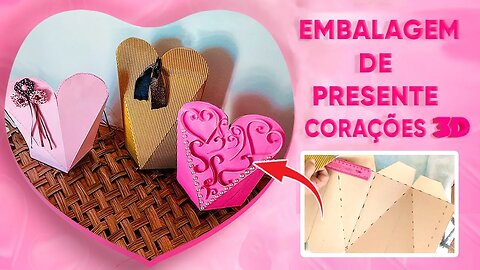 Diy Artesanato Embalagem de Presente Para o Dia das Mães