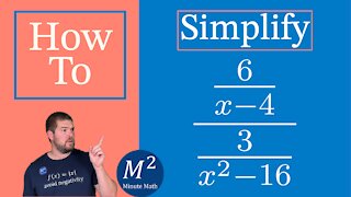 Simplify a Complex Rational Expression by Writing it as Division: (6/(x-4))/(3/(x²-16))