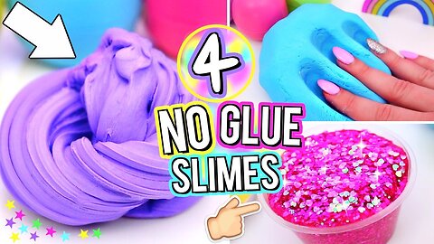 How To Make The BEST SLIME WITH NO GLUE!