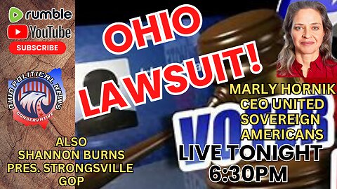 Ohio Voting Problems Lawsuit Filed! | Marly Hornik, CEO United Sovereign Americans