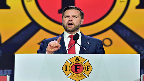 JD Vance Positions GOP as the Party of American Workers at Firefighters' Convention