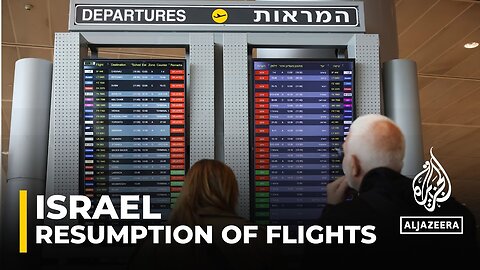 Flights resume at Israel’s Ben Gurion International Airport