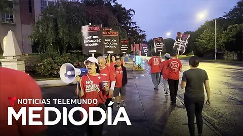 Miles de empleados de hoteles protestan por segundo día consecutivo | Noticias Telemundo