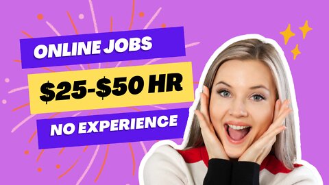 Work From Home/Online Social Media Jobs Pay $25 -$50 Per Hour/ No Experience Needed