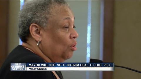 Milwaukee Mayor Tom Barrett allows interim health commissioner to serve