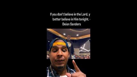 Deion sanders said this !! If you don’t believe in the Lord Jesus 🔥 #viral #reel #short #fyp