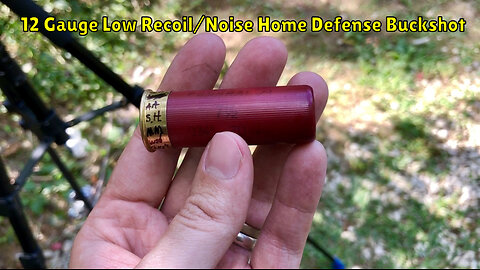 12 Gauge Low Recoil/Noise Home Defense Buckshot Range Testing