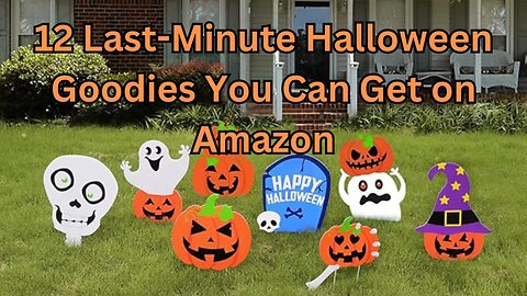 12 Last-Minute Halloween Goodies You Can Get on Amazon