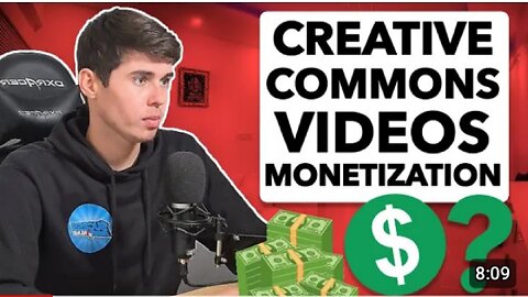 Can We Monitize Creative Common Video on Youtube Tips 2023