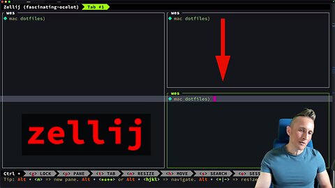 First Impressions Using a tmux Alternative called Zellij