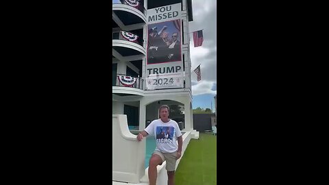 Trump Supporter refuses to take down banners amidst being fined 5k a day totaling $50k