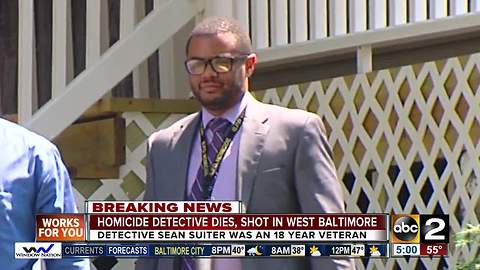 Baltimore homicide detective dies after being shot while on-duty