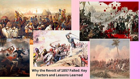 Why the Revolt of 1857 Failed: Key Factors and Lessons Learned