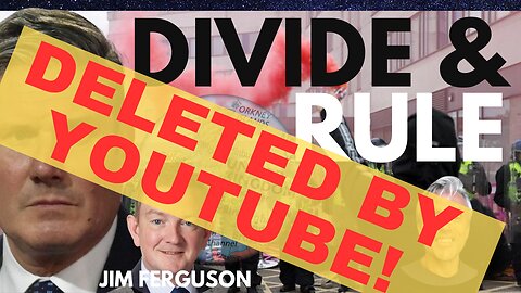 YOUTUBE DELETED THIS VIDEO! DO NOT WATCH! - THE GLOBALISTS ARE OUT TO DESTROY OUR LIVES!