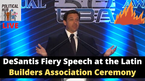 🔴Governor DeSantis Fiery Speech at Latin Builders Association’s 40th Annual Awards Ceremony in Miami