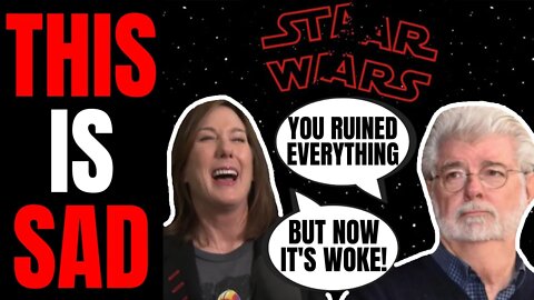 Kathleen Kennedy Says She DESTROYED Star Wars By Going Woke While Accepting Award With George Lucas