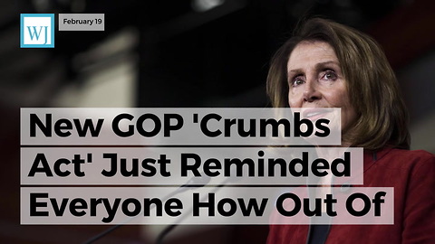 New GOP 'Crumbs Act' Just Reminded Everyone How Out Of Touch Nancy Pelosi Really Is