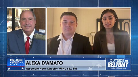 Fredericks, Michael Dent and Alexa D'Amato of WRHU 88.7 FM Give Debate Analysis