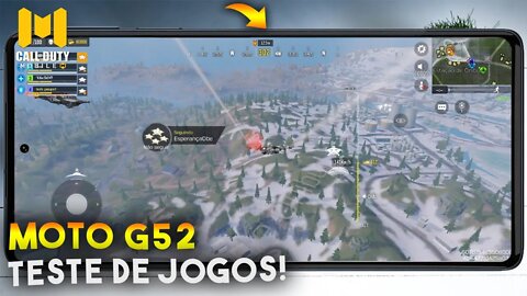 Moto G52 - Teste de JOGOS! COD Mobile será que roda liso?