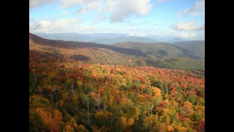 Catskill Backroads #6 Fall leaves and skies