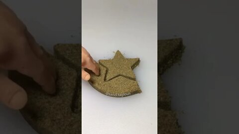 Squid Game Cookie ASMR Kinetic Sand #shorts