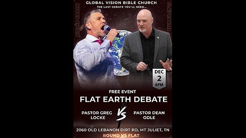 Flat Earth VS. Globe Earth Debate of the Century - Greg Locke Responds with Anger, Throws a Tantrum