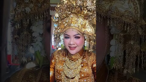 mirip Artis ! Pengantin Adat Palembang ini Tampil Cantik dan Anggun #shorts #short #shortvideo