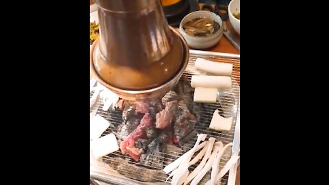 Korean traditional food - "GALBI" (barbeque ribs)