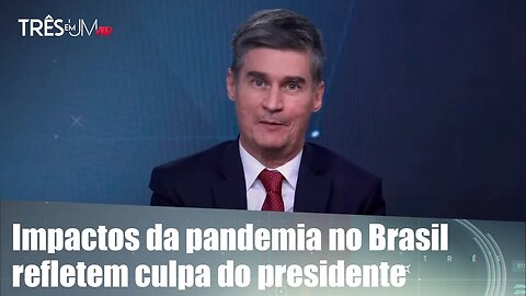 Fábio Piperno: Bolsonaro melhorou um pouco em relação ao vexame de 20% de popularidade de Fernández