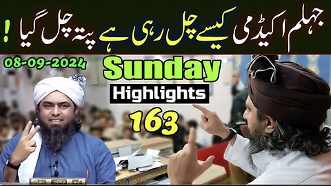 163-Public Session HIGHLIGHTS at Jhelum Academy on SUNDAY (08-Sep-24) | Engineer Muhammad Ali Mirza