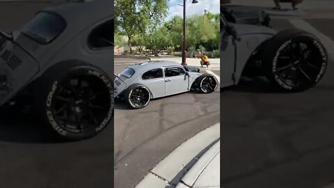 Hemi Powered VW bug #shorts #cars #catokvideo #cleancar #cartok #supercars #funny