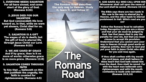 WHAT IS THE ROMANS ROAD?