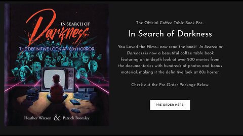 In Search of Darkness - Limited Edition Coffee Table Book