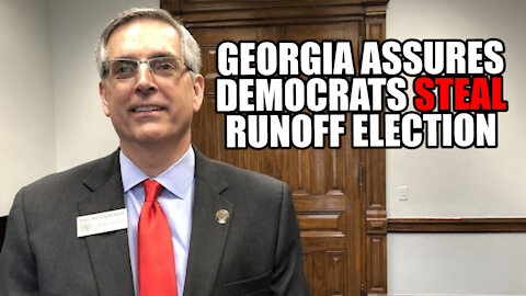 GA Secretary of State ASSURES Democrats STEAL Runoff Election